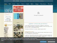 Tablet Screenshot of hotelathena.eu